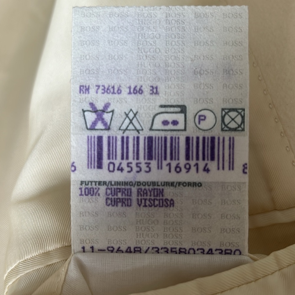 HUGO BOSS Loro Piana cashmere Saks jacket. AMAZING creamy soft fabric - Picture 11 of 13